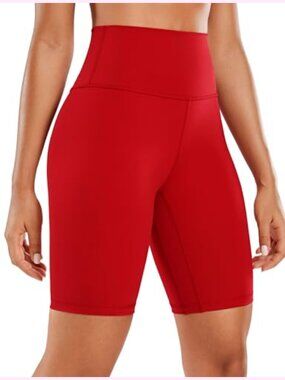 Biker Shorts 8" High Rise Hidden Pocket Buttery Soft